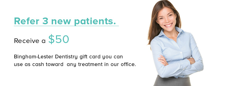 Refer 3 new patients Reward 